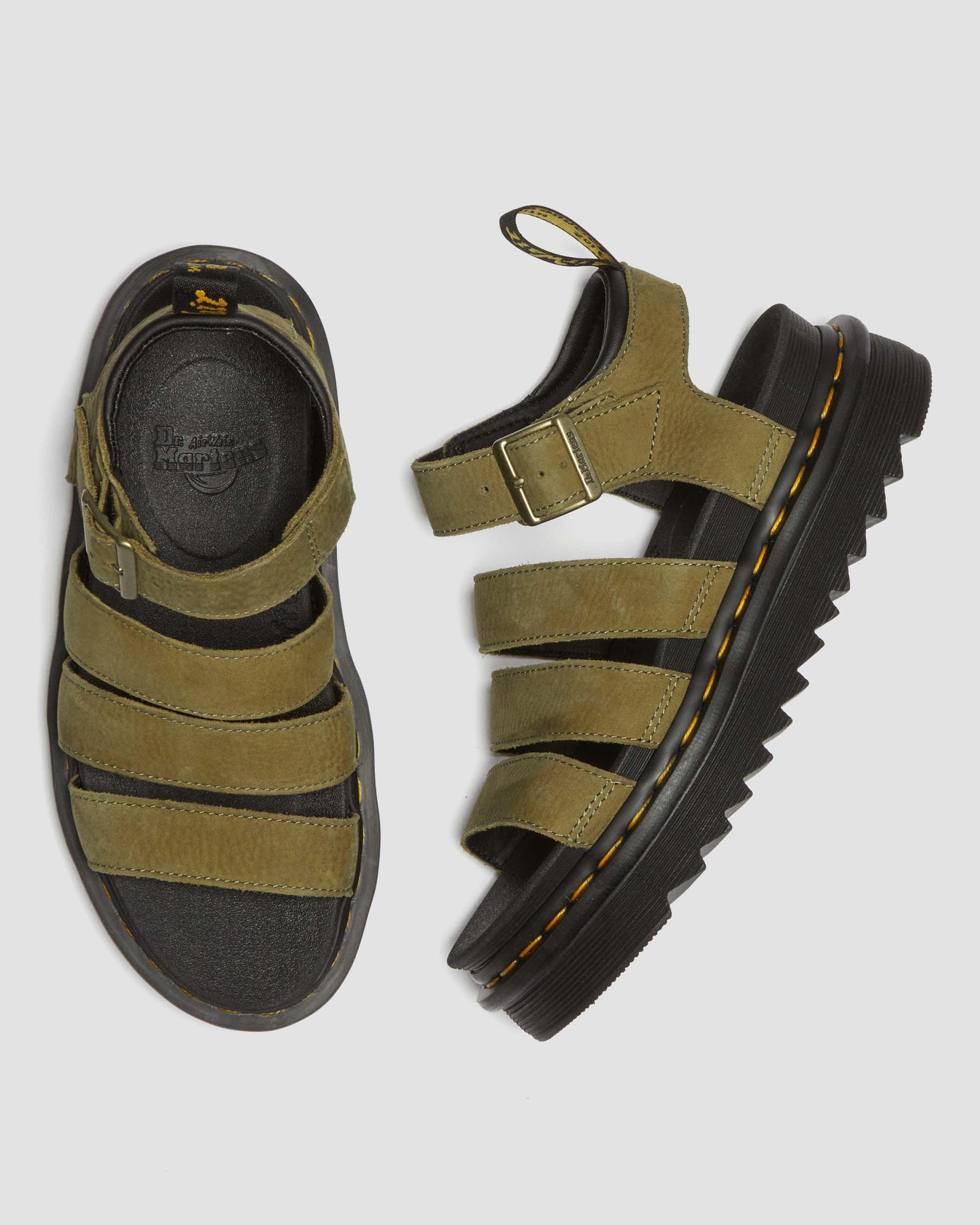 Blaire Tumbled Nubuck Leder Sandalen