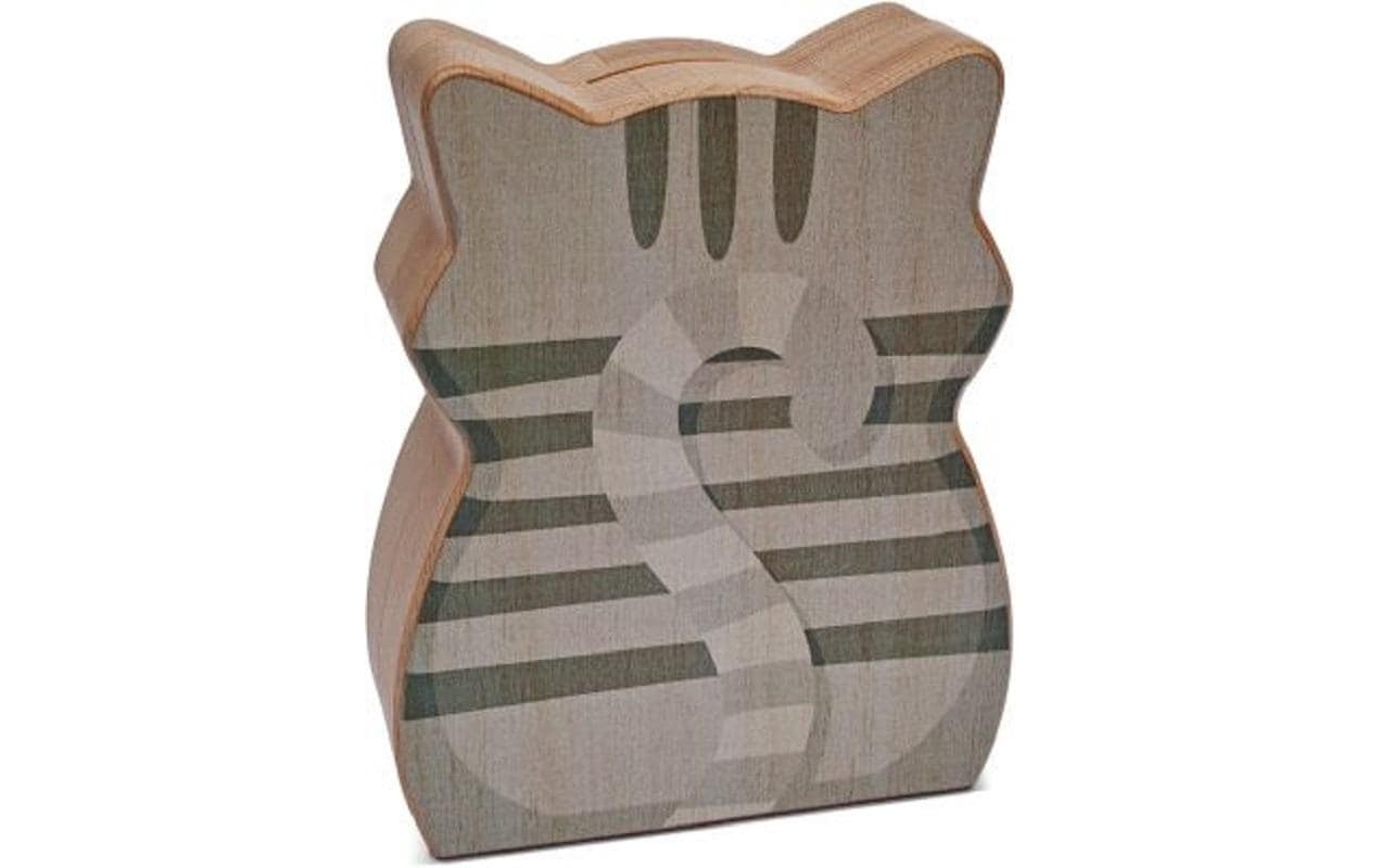 Spardose »Bella Katze« Holzart: Buche (Deutschland, Schweiz)