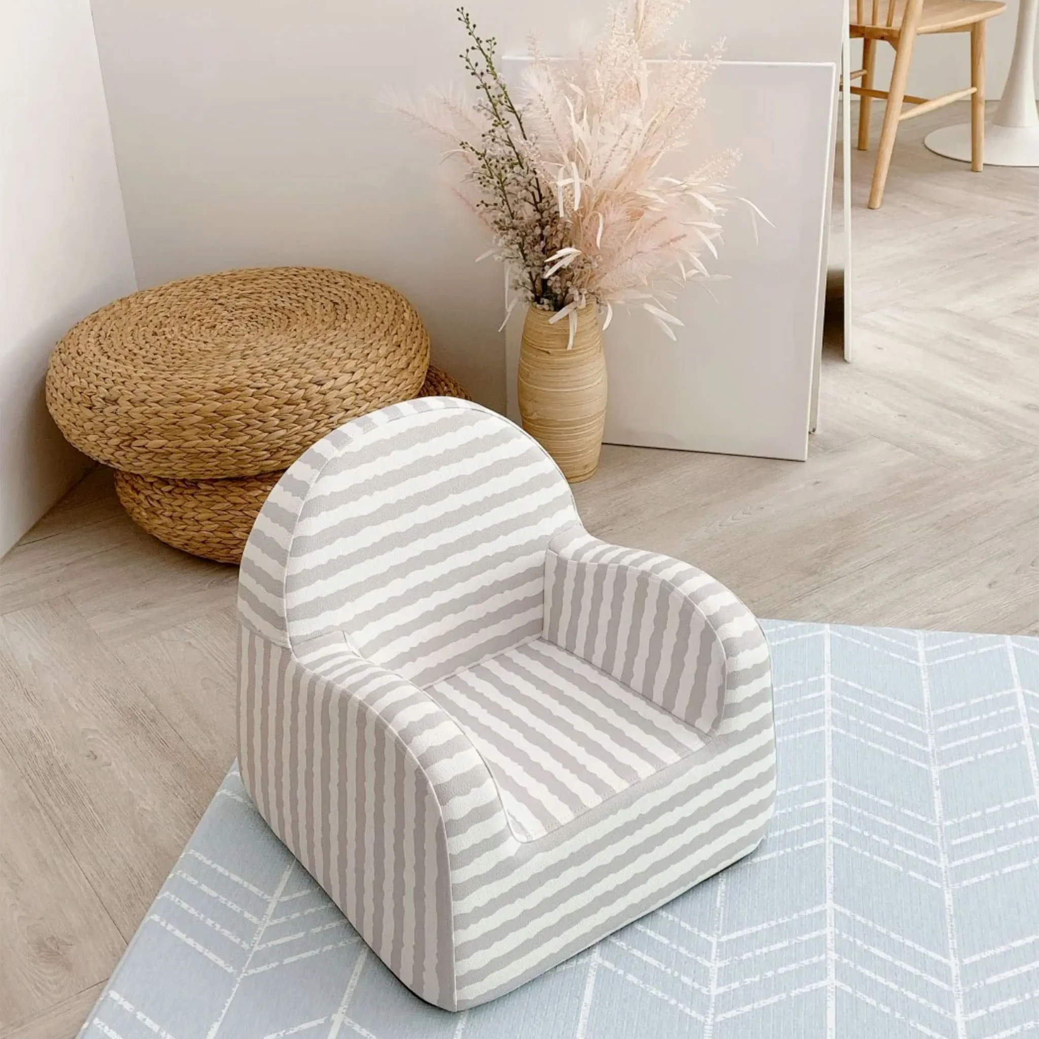 Baby Care Canapé de Luxe pour Enfants en Cuir Soffkin - Gris