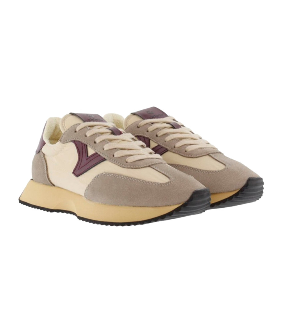Tênis Victoria Cosmos Retro Multicolorido em Couro
