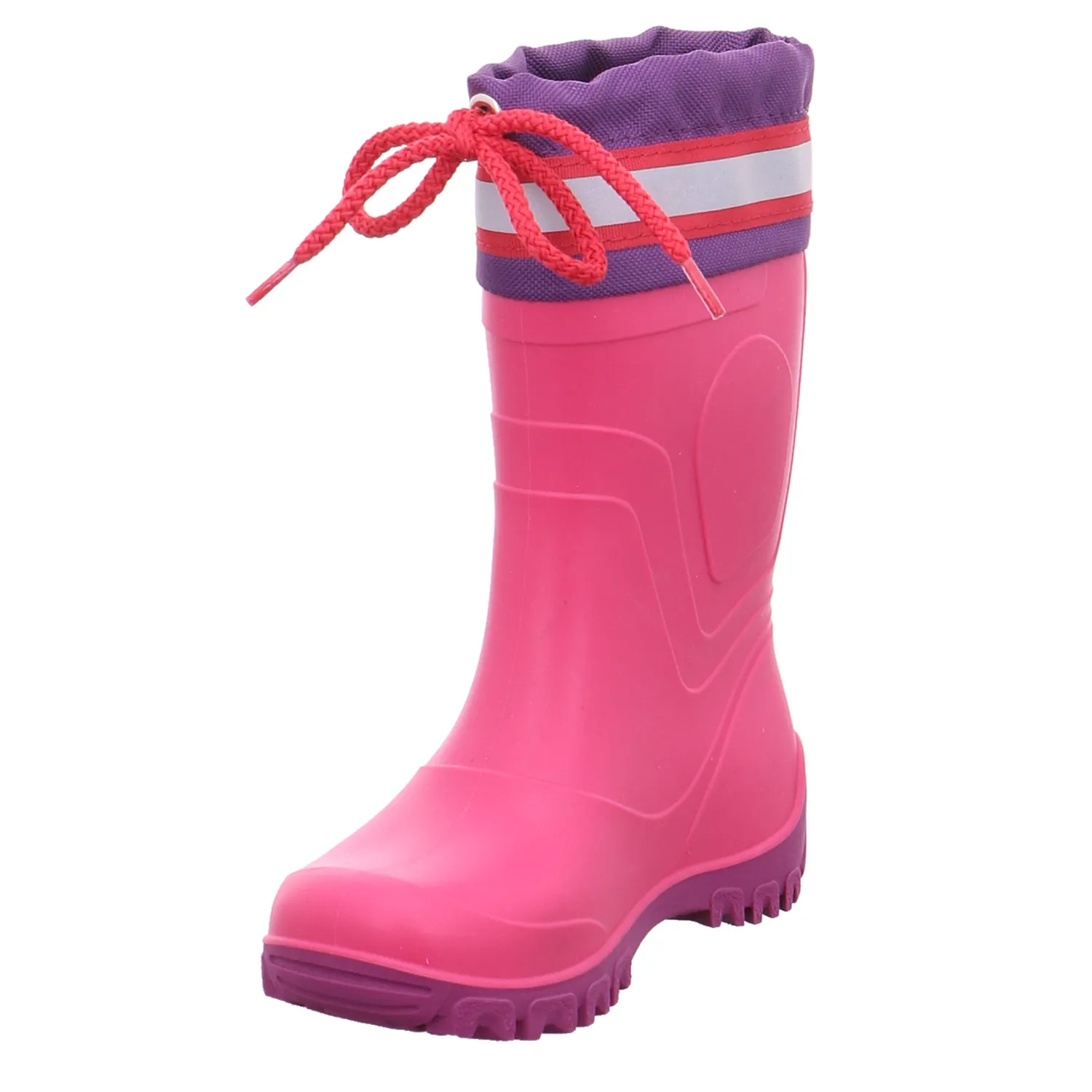 SCHUHDEPOT Kinder-Gummistiefel Rosa Synthetik