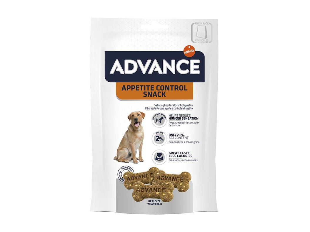 SNACK PARA CÃO ADVANCE CONTROLO APETITE 150G