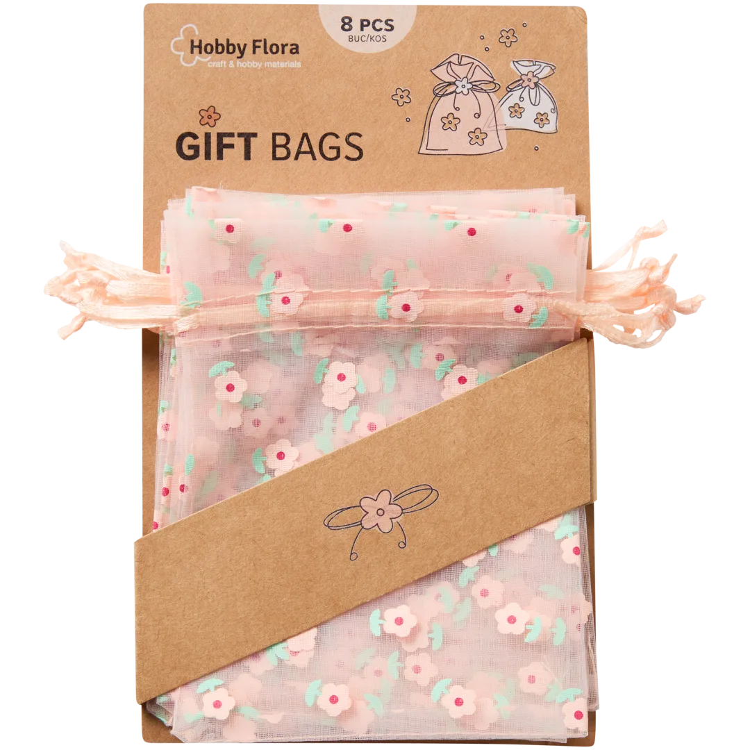Sachets en organza Hobby Flora