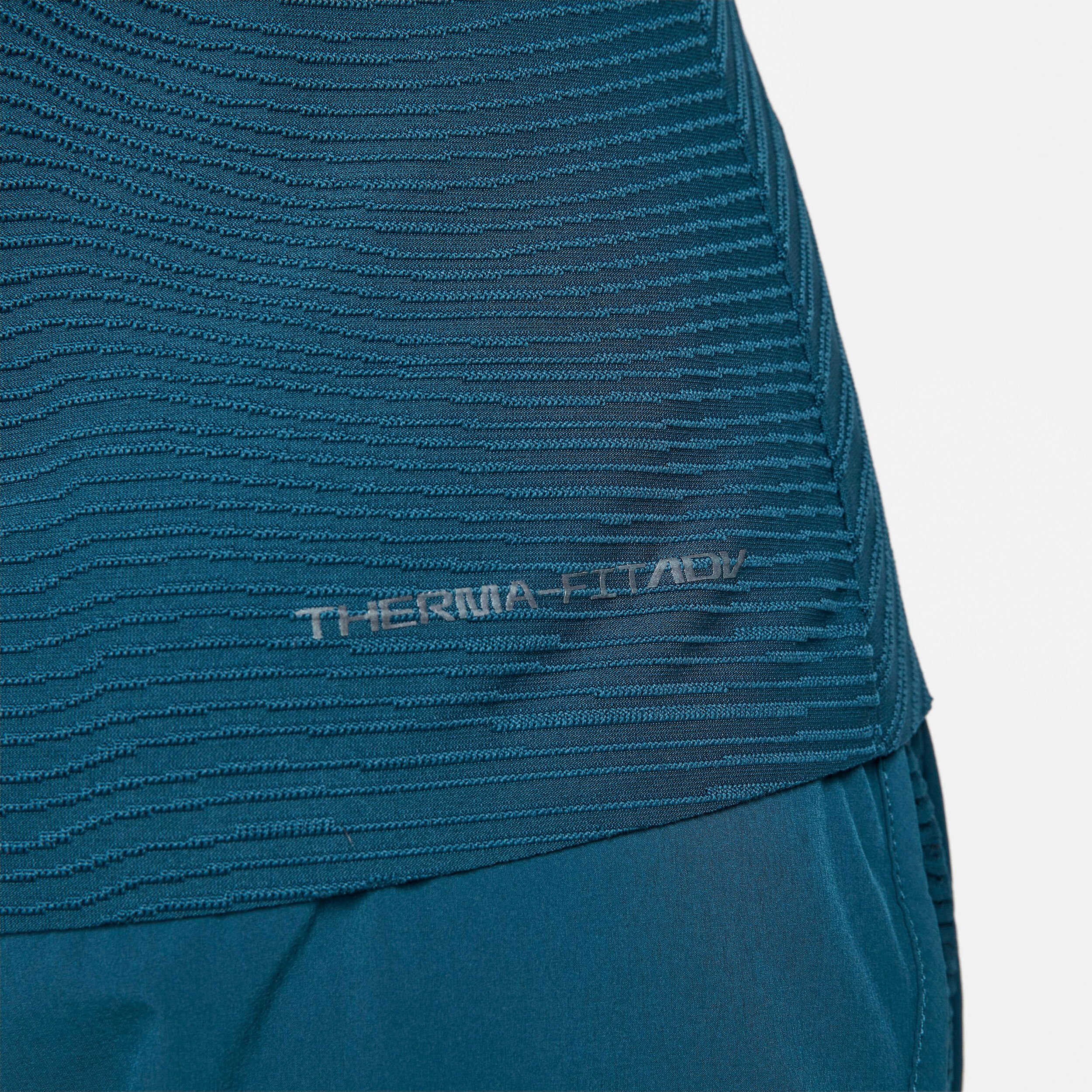 Nike Advantage Therma-Fit Division Mid-Layer Top De Course Femmes - Bleu , Noir