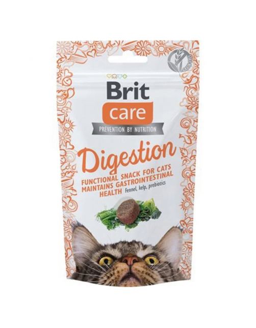 Brit Care Cat Snack Digestion - Kattensnack - Tonijn 50 g