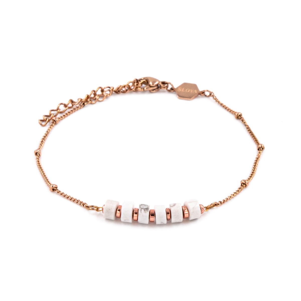Bracelet Piana en pierres Howlite