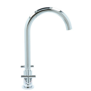 Aqualino Keukenkraan Ceronda 2-knops Chroom