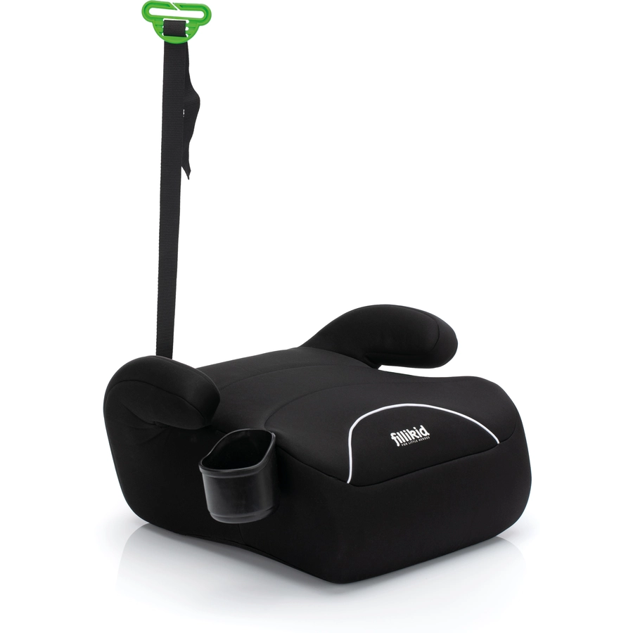 fillikid Sitzerhöhung i-Size mit Gurtfix ohne Isofix schwarz