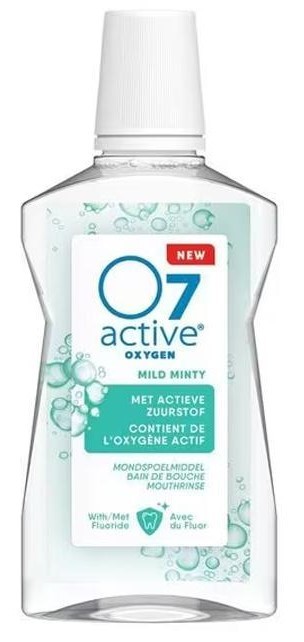 O7 Active Mild Minty Mondspoelmiddel 500 ML