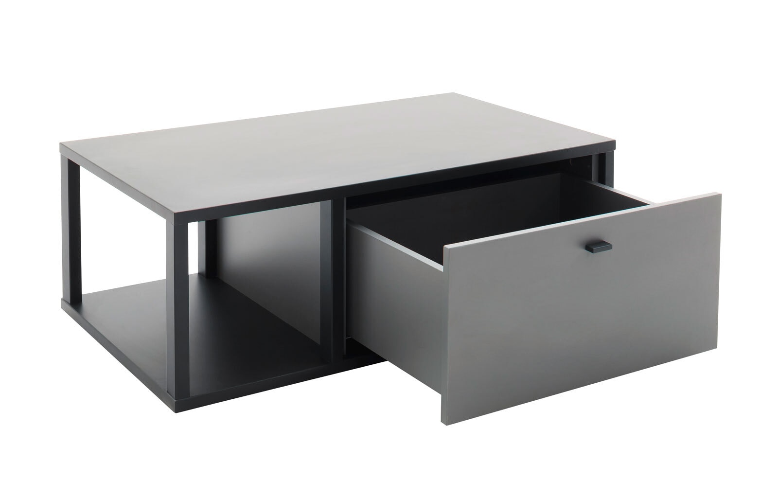 Couchtisch LUXOR 95 x 55 cm Royal grau/ anthrazit