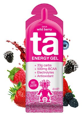Gel énergétique Tā Energy   caféine Fruits des bois - 40ml