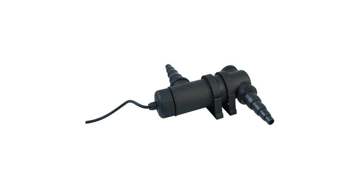 UbbinkAlgClear UVC Apparaat 7000 waterfilter  (Zwart, PL 9W UVC-lamp )
