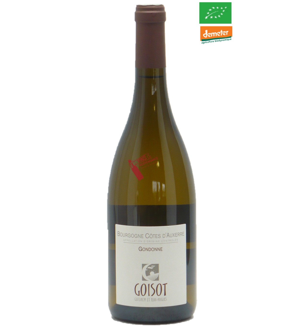 Guilhem et Jean-Hugues Goisot Côtes d'Auxerre (blanc)