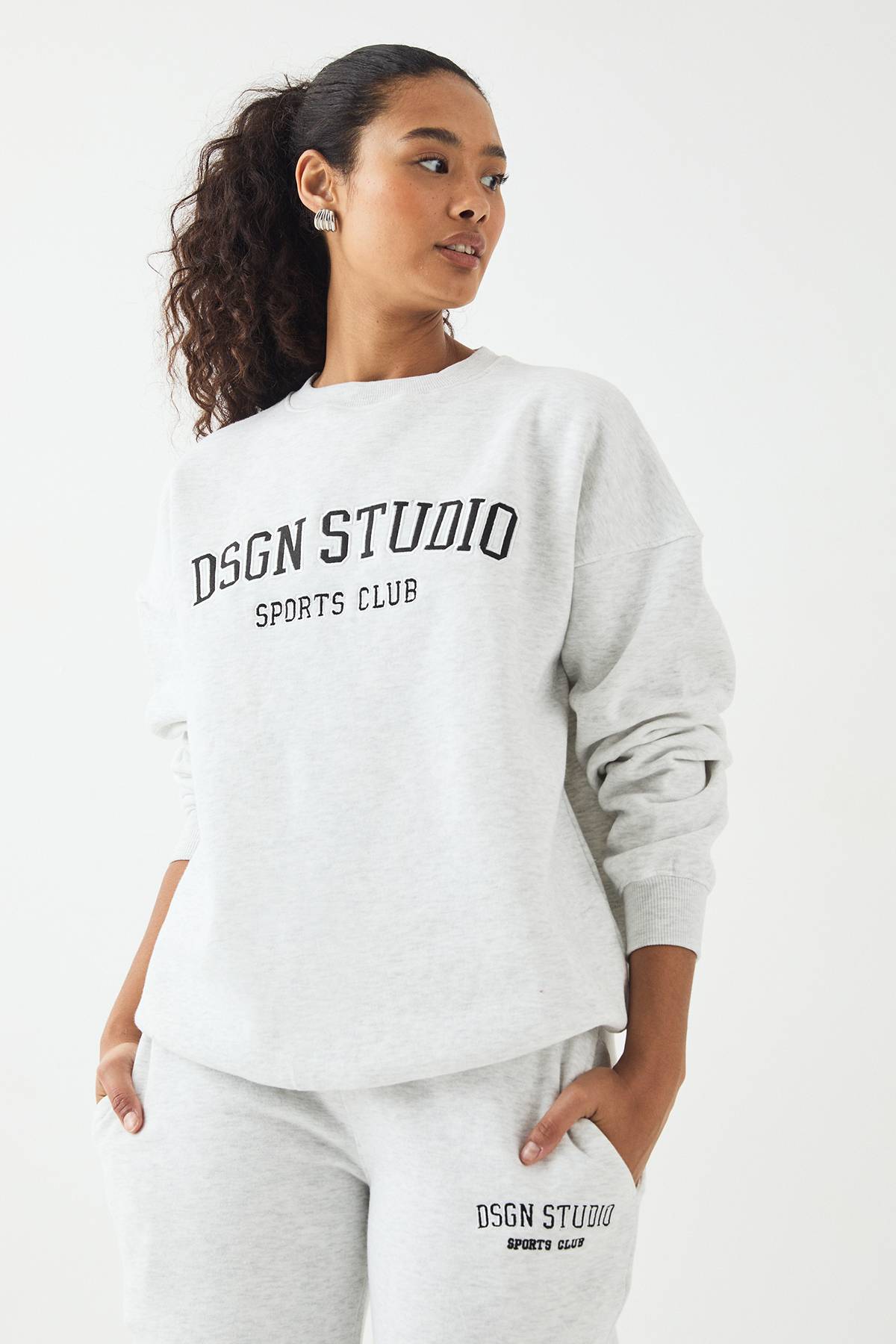 Sweat-shirt Oversized à Appliqué DSGN Studio