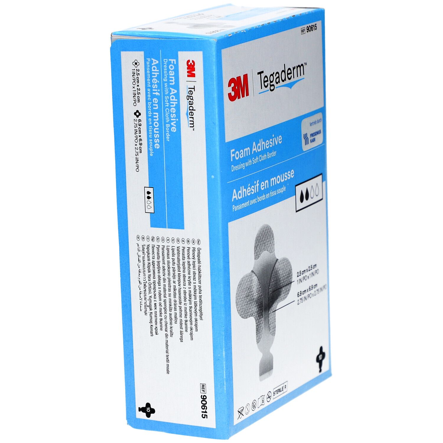 Tegaderm Foam Adhesive 6,9 x 6,9 cm
