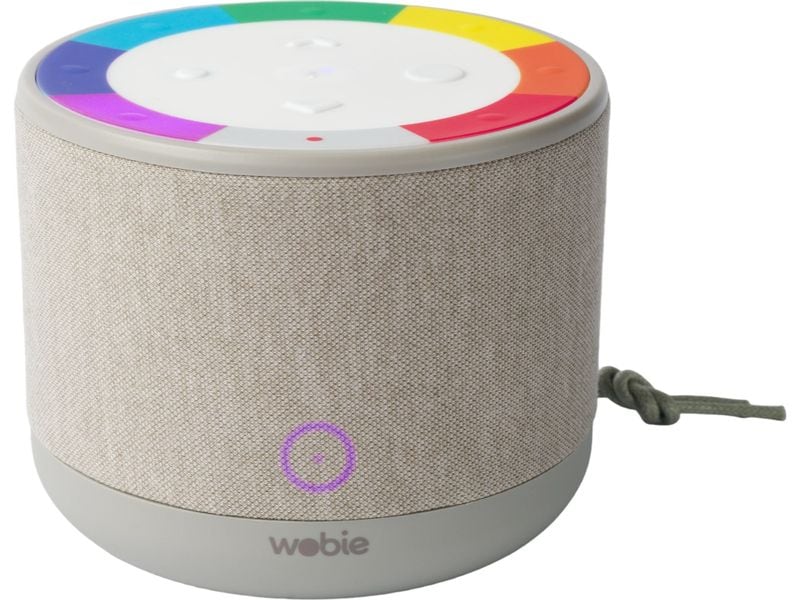 wobie wobie Box: Streaming-Box grau Kabellose Musikbox für Kinder mit Direktzugriff auf Spotify