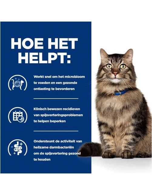 Hill's Prescription Diet Gastrointestinal Biome Digestive+ Fibre Care Zak - Kattenvoer - Kip 3 kg