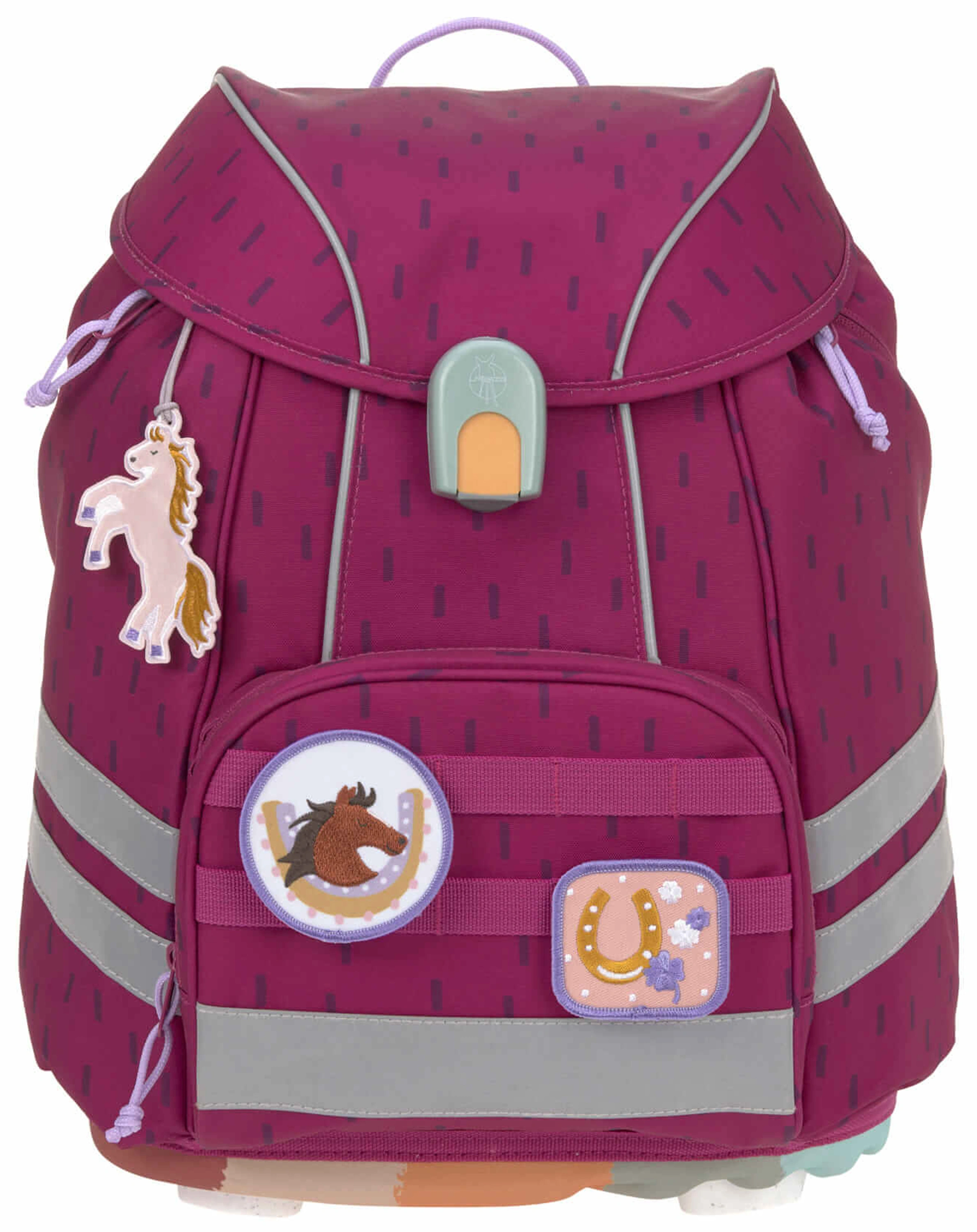 Schulranzen-Set FLEXY UNIQUE (30x25x40) 7-teilig in speckles berry