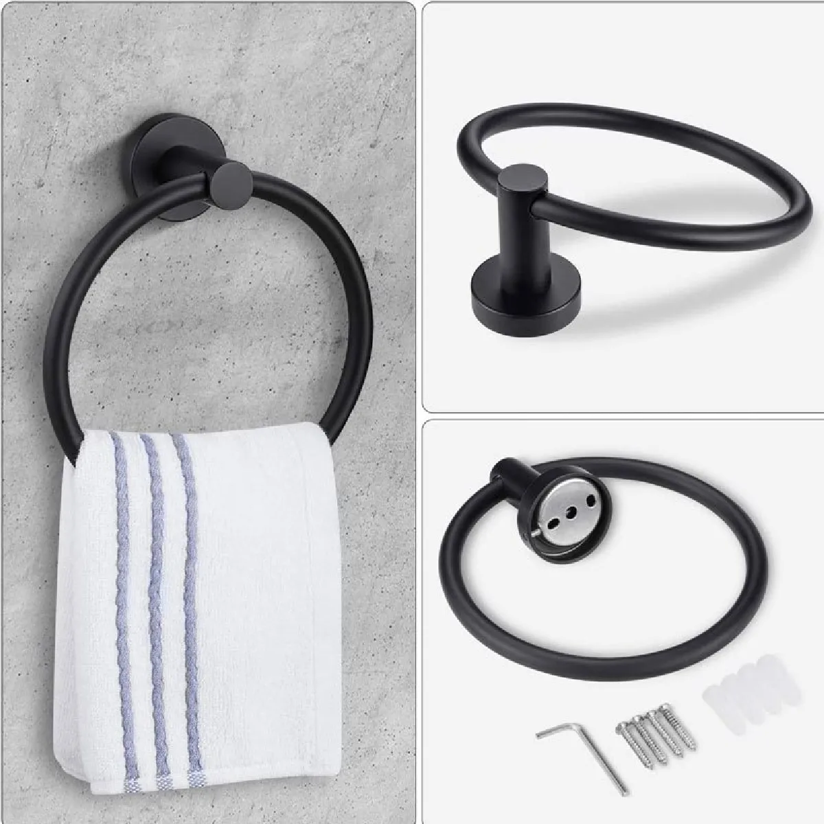 Universal Accessoires salle de bain - Noir