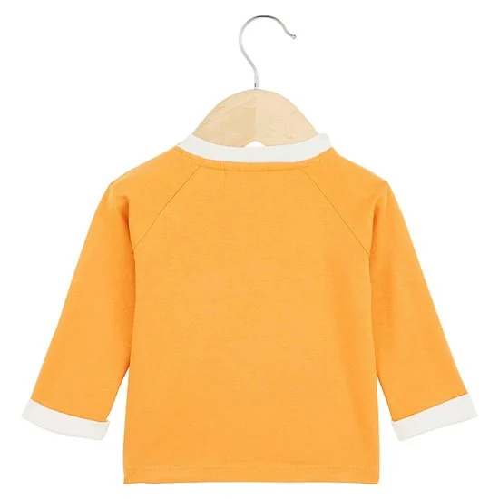 Tee-shirt à manches longues   Orange        1 mois   de               P'tit bisou