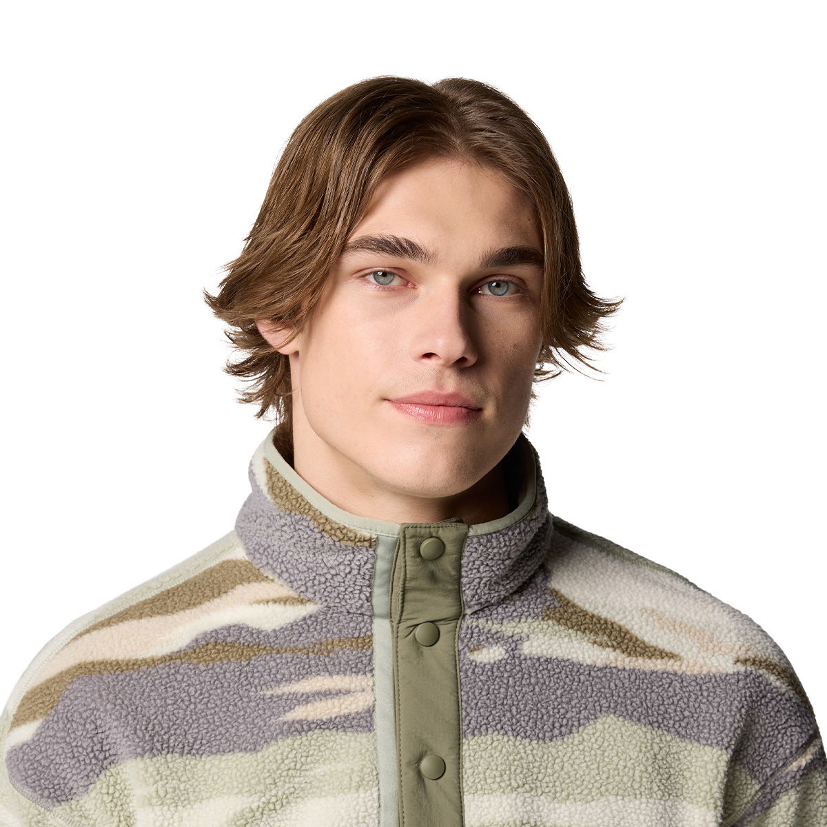 Columbia Helvetia II Half Snap Fleece, herre (Safari)