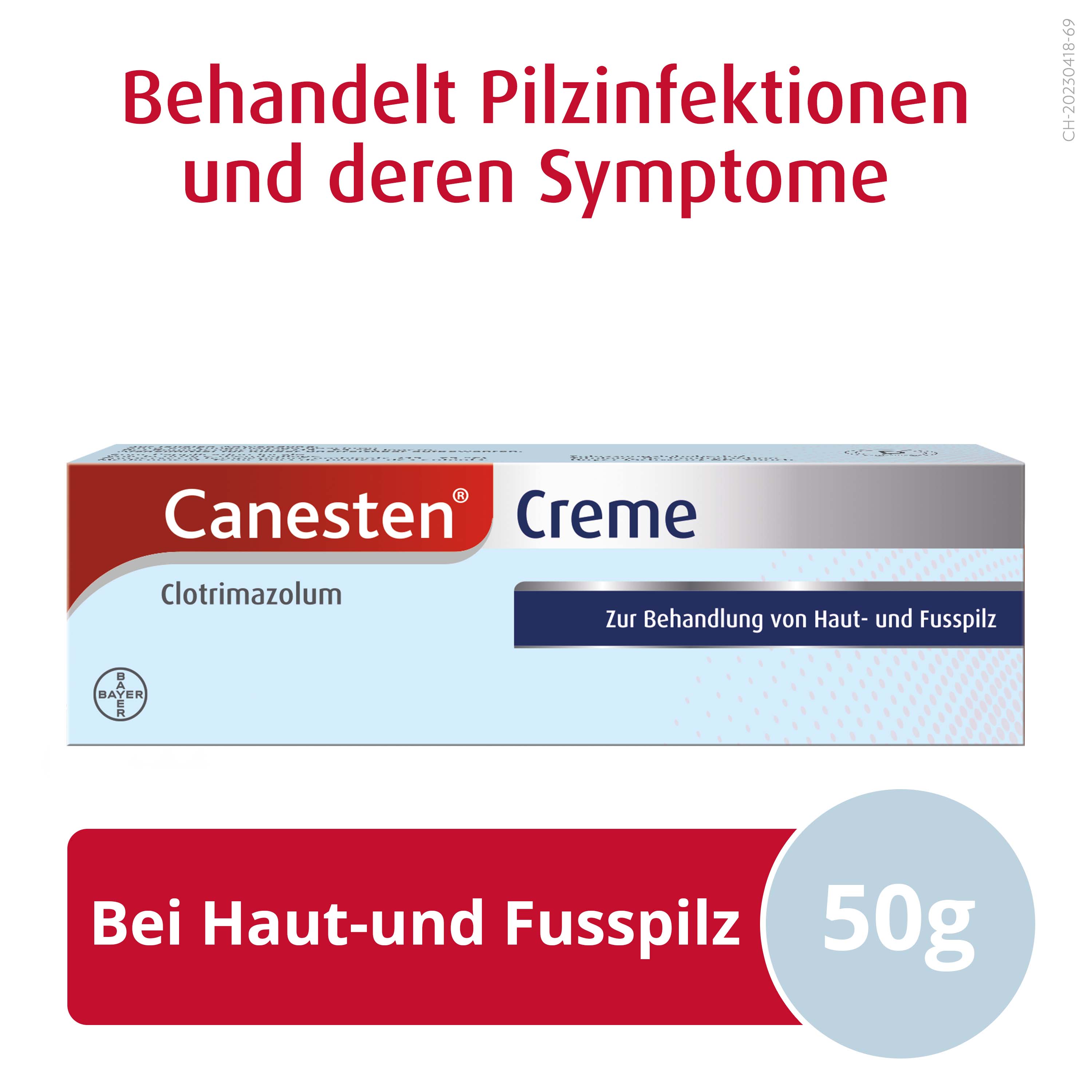 CANESTENE Creme 10 mg/g Tb 50 g<br>50 g, Tube, Creme