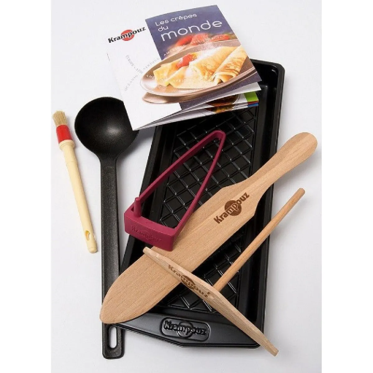 Crêpière 33cm 1250w noir - cebpf2bo - KRAMPOUZ