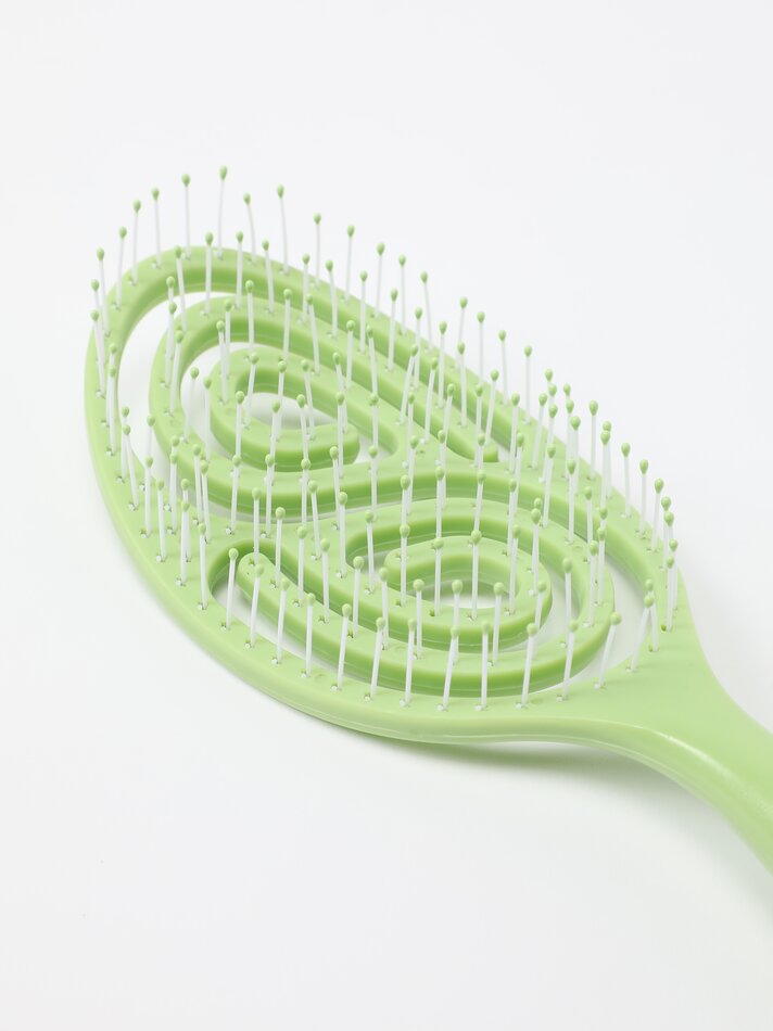 Escova de cabelo - Verde Pistache