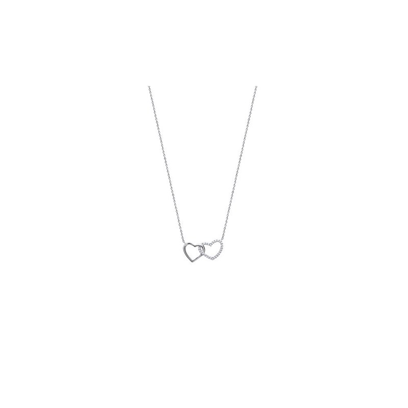 Collier Femme - Argent 925 - Oxyde de zirconium - Longueur : 42 cm