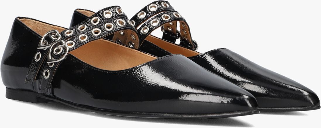 zwarte toral ballerina's coeur