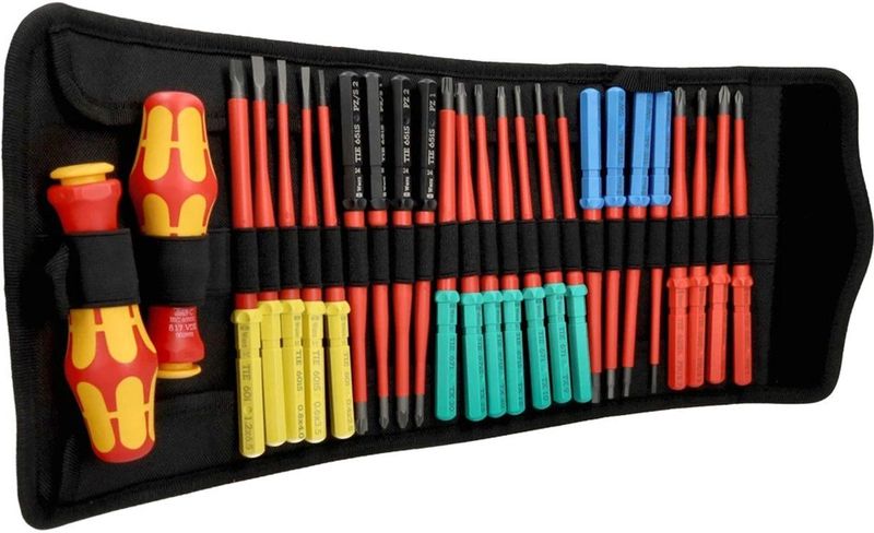 Wera 05006617001 Bitschroevendraaier VDE 26-delig Kruiskop Phillips, Kruiskop Pozidriv, Torx, Inbus, Plat