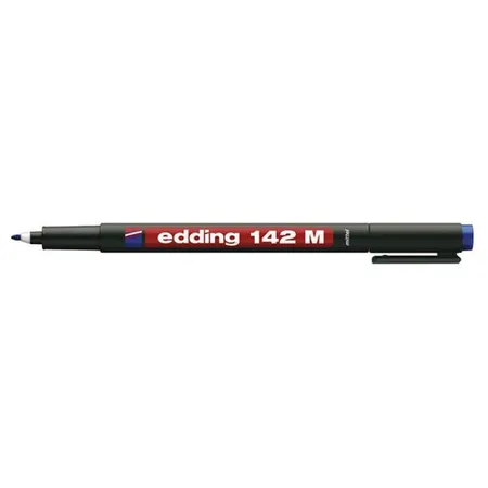 edding 142 Folienschreiber für OHP, M, blau, permanent, 1mm