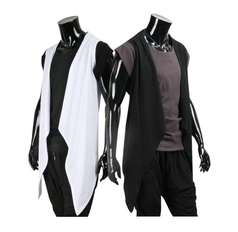 Bay Go Mall - Mouwloos vest met draperie