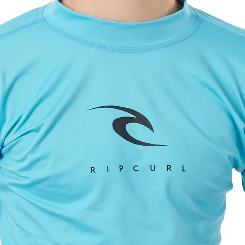 LYCRA Enfant RIP CURL CORP Manches Courtes BLUE
