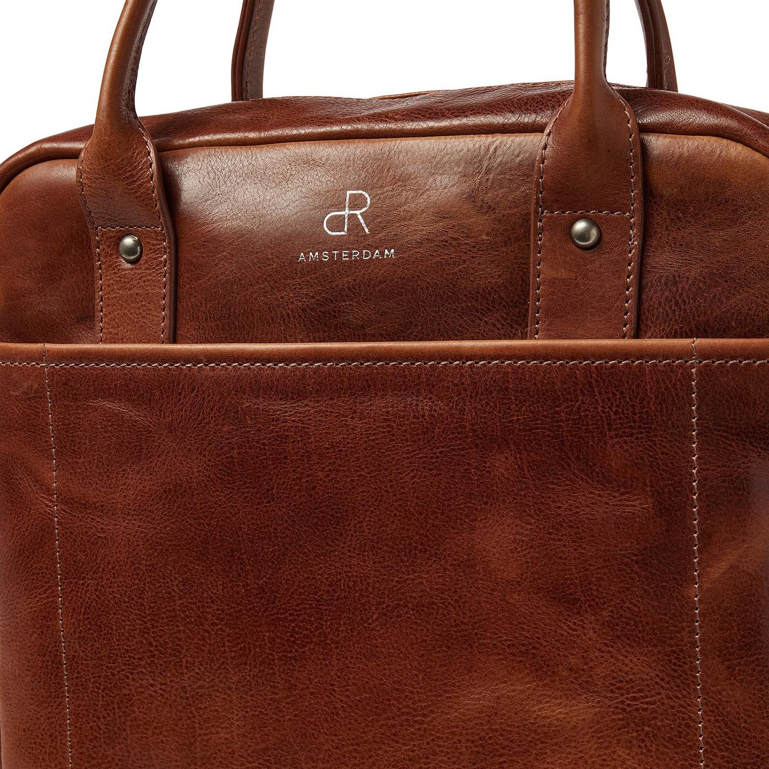 dR Amsterdam Traverse Backpack cognac