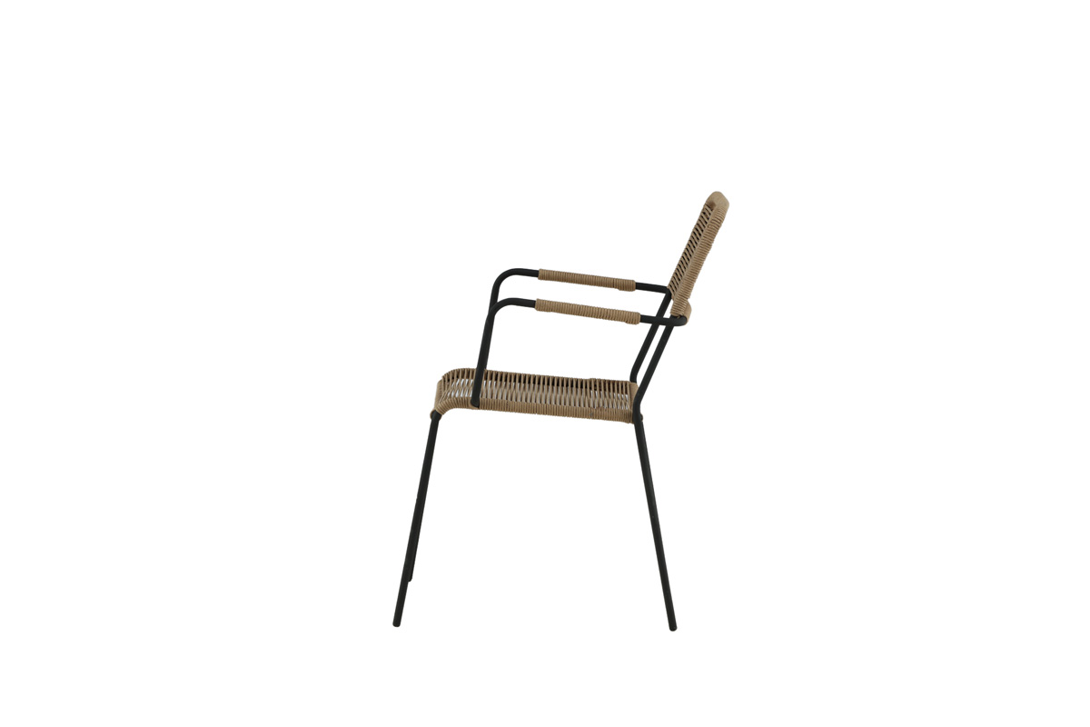 Tuinstoel Jana aluminium Naturel