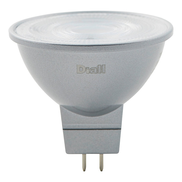 Ampoule LED Diall réflecteur GU5.3 6,5W=35W blanc chaud