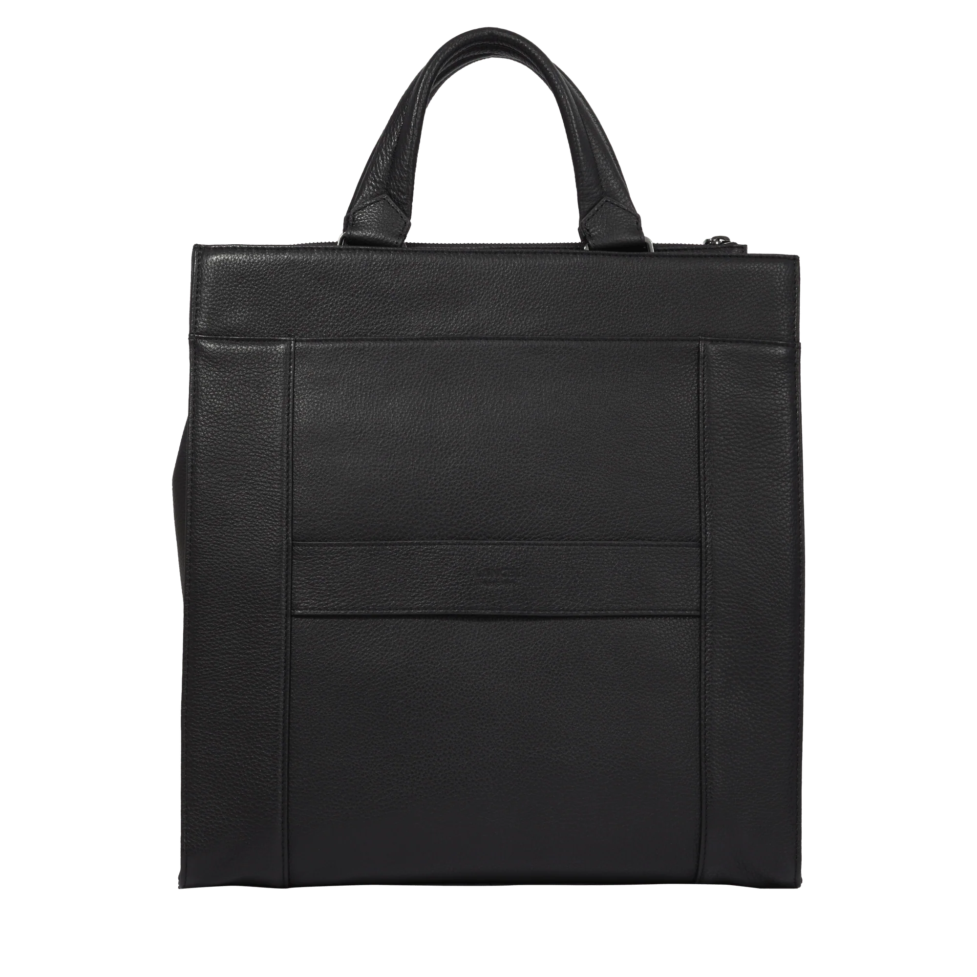 Zipped vertical tote Come de Lancel-Noir