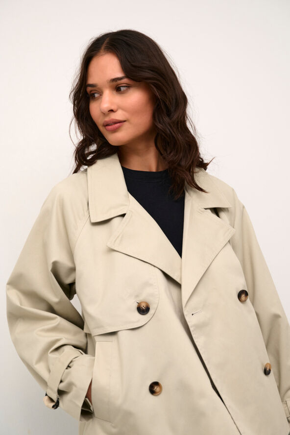 Kaffe KAelise Short Jacket Feather gray
