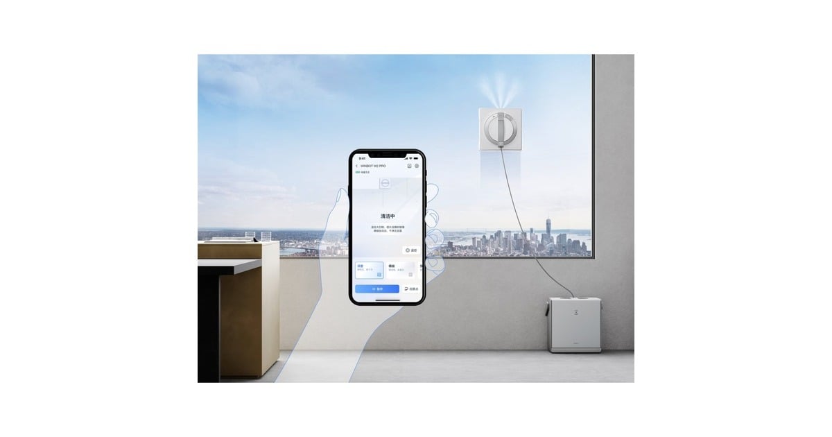 ECOVACSWinbot W2 Omni robot raamreiniger  (Wit)