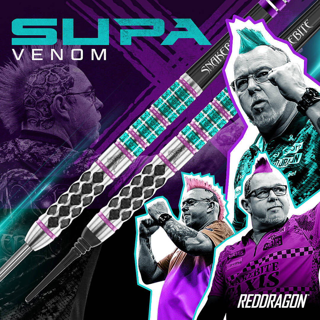 Red Dragon - Peter Wright Supa Venom - Steeldart