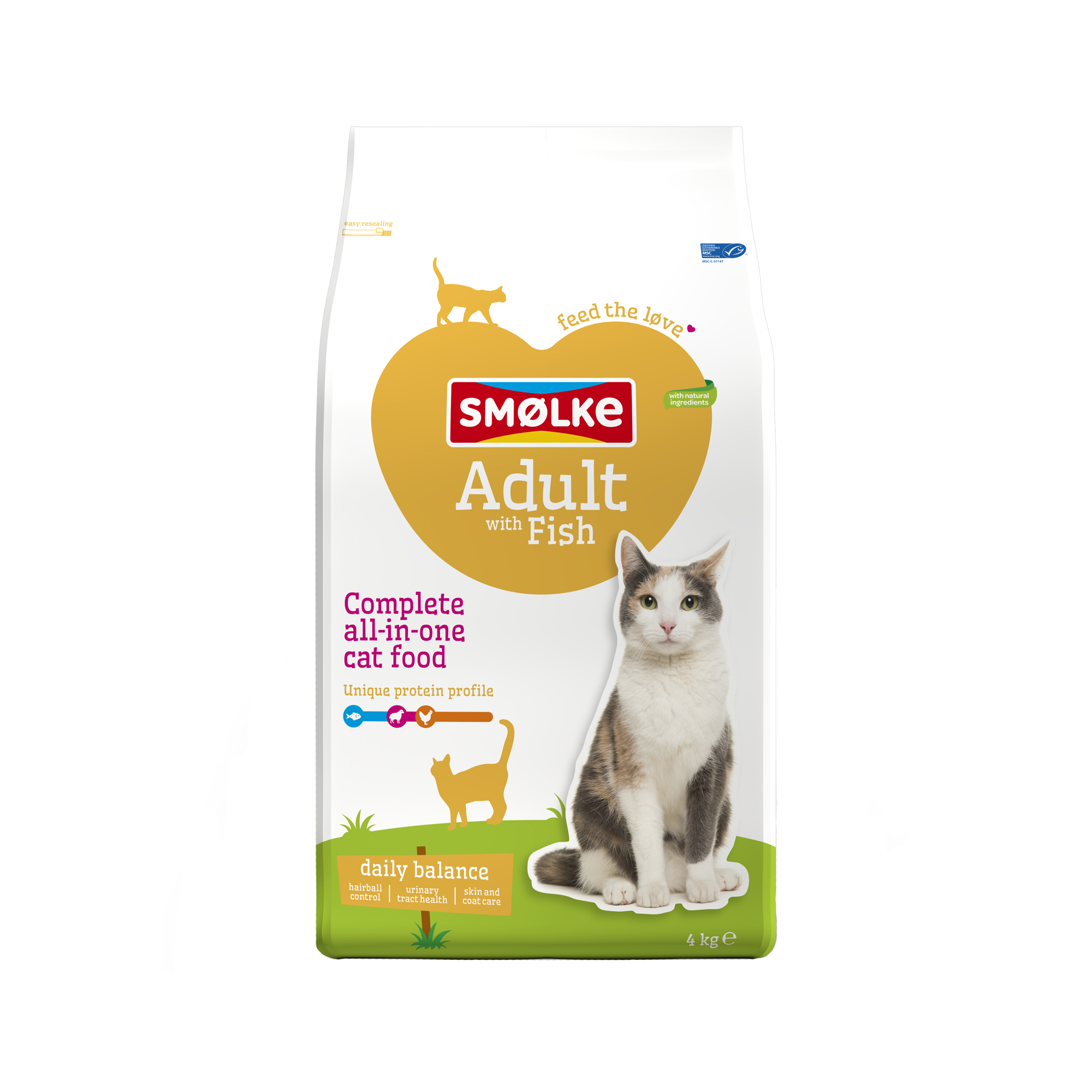 Smølke Kat Adult Vis & Rijst