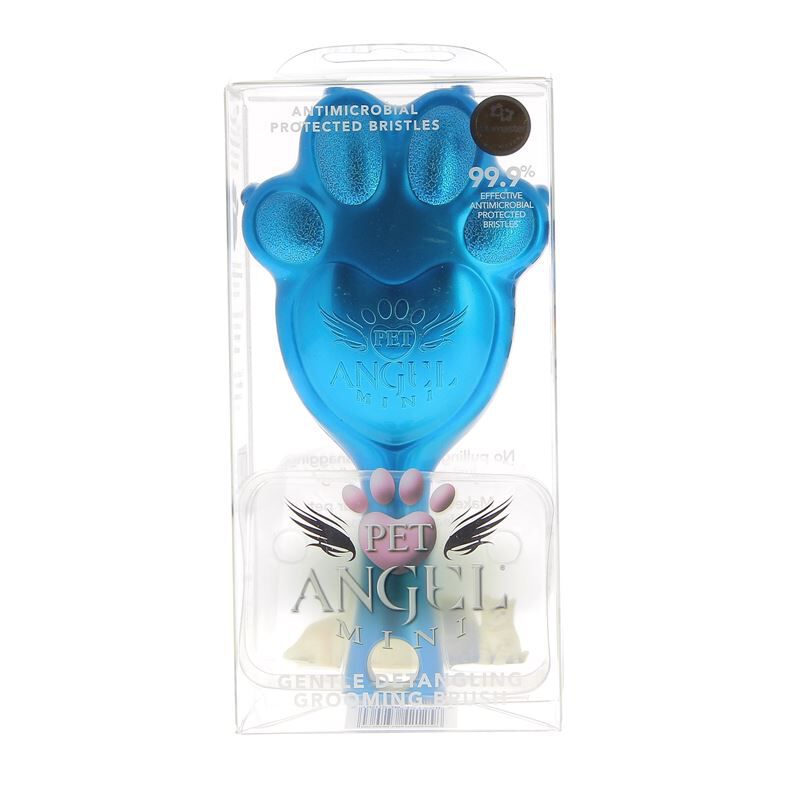 Brosse pour animaux Pet Angel Turquoise Petit modèle
