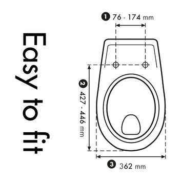 Cedo Brooklyn wc bril softclose duroplast