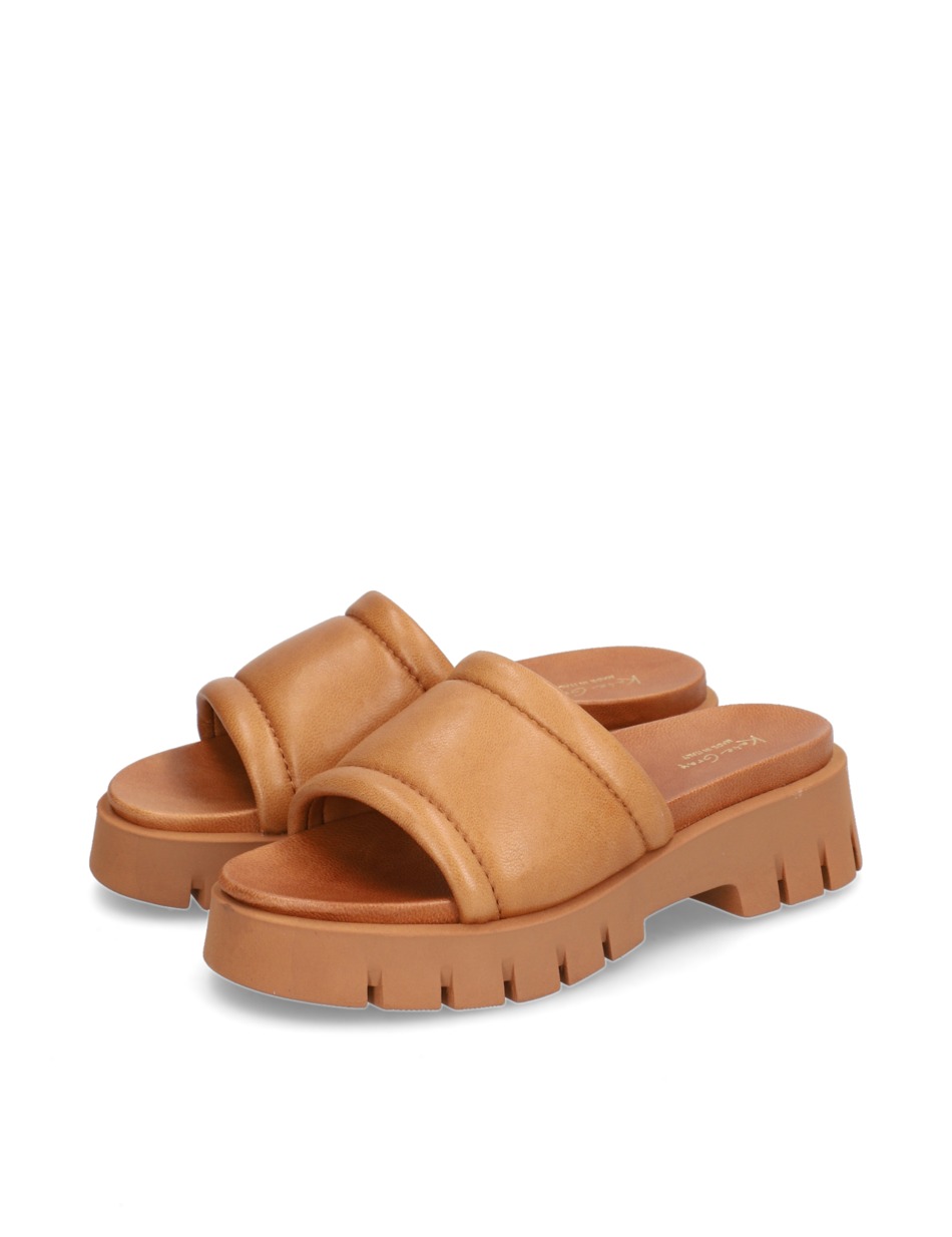 Glattleder Pantoffel