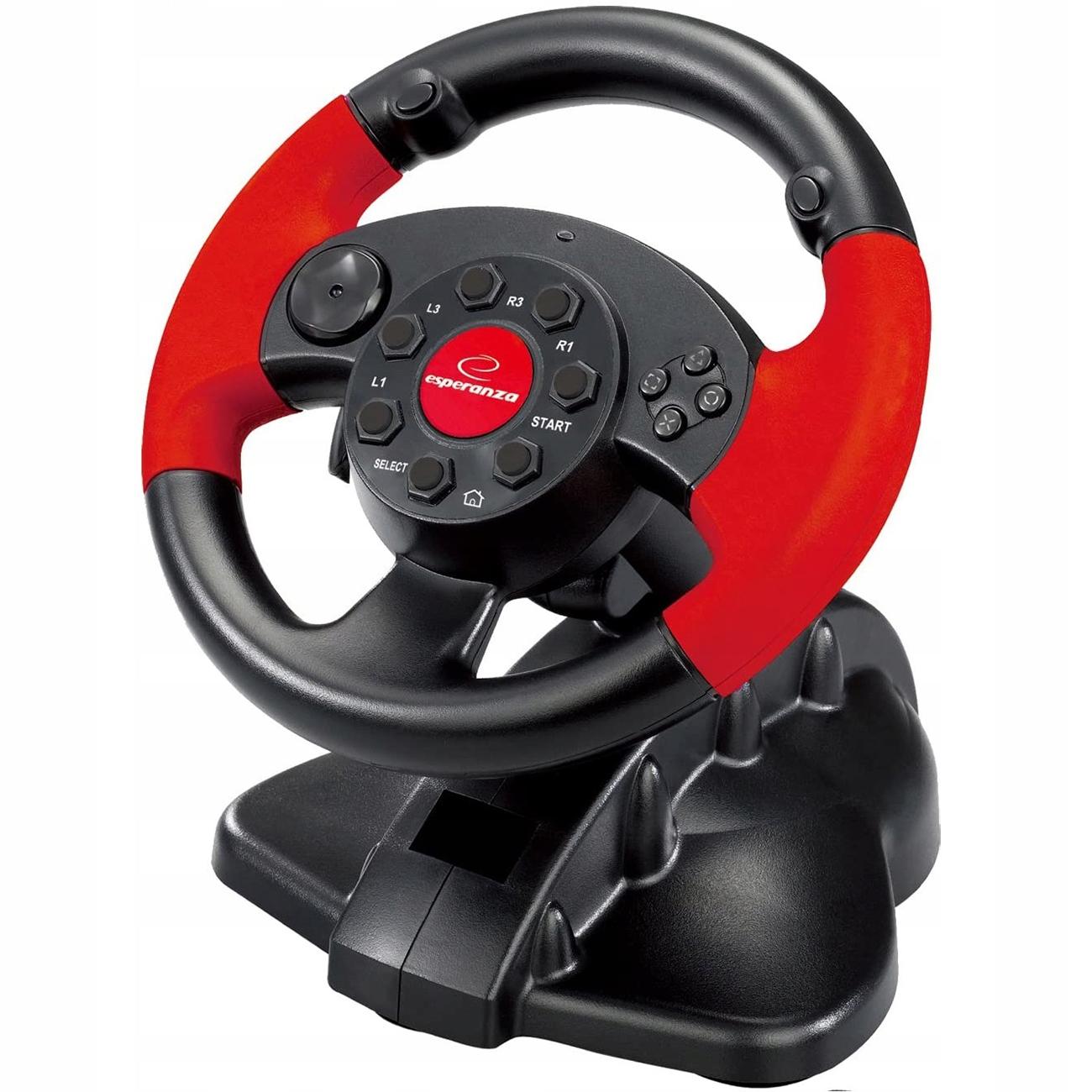 Esperanza - Gaming-Lenkrad und Pedale - PC/Playstation