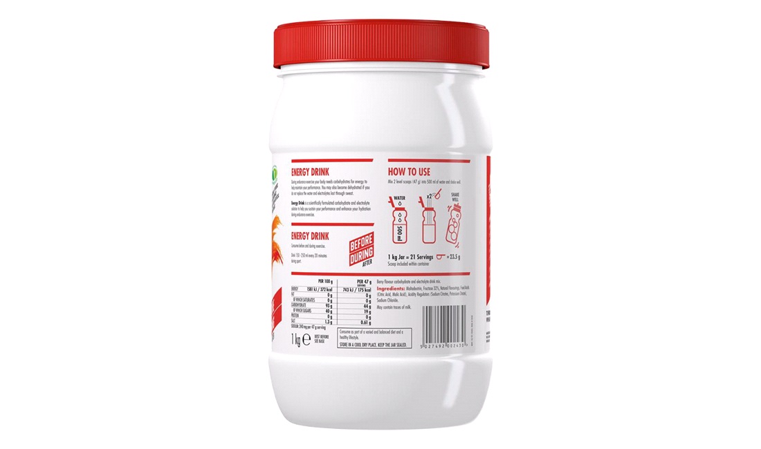 High5 Energipulver berry 1 kg.
