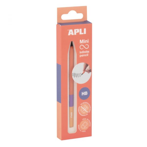 Apli Lápis infinito Mini HB Laranja 19964