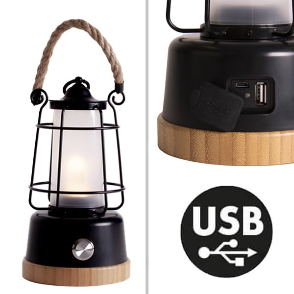 Lanterne de camping rechargeable USB