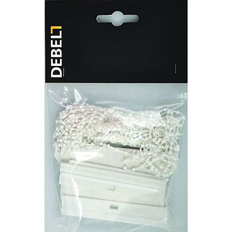 DEBEL Lamelgardin Kit Set - Hvid
